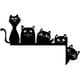 thumbnail image 1 of Adornos de Halloween, adorno para puerta de Halloween, adorno de metal con forma de gato adorable, adorno para esquina de puerta de gato, letreros y placas decorativas para puertas y ventanas del hoga, 1 of 8