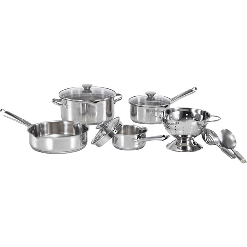 Wearever Cook and Strain 10Piece Stainless Steel Cookware Set