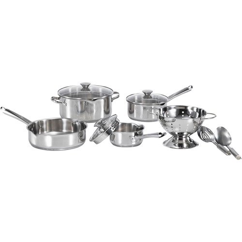 Wearever Cook and Strain 10Piece Stainless Steel Cookware Set