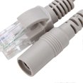 thumbnail image 2 of 5m/10m/15m/20m RJ45 + DC CCTV Ethernet Cable for IP Cameras and NVR System 10Mbps 100Mbps (10m), 2 of 4