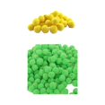 thumbnail image 3 of Lote de 2 pompones de pelusa hechos a mano en colores , verde Sunnimix 100 bolas de pompones, 3 of 8
