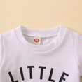 thumbnail image 3 of Gerichy Toddler Kids Boy Shorts Clothing Set 0 6 12 18 24 Months 2T 3T Toddler Baby Boy Summer Clothes Letter Print Shorts Set 0 6 12 18 24 Months Outfits Baby Boy Outfit T Shirt Shorts 2pcs Set, 3 of 6