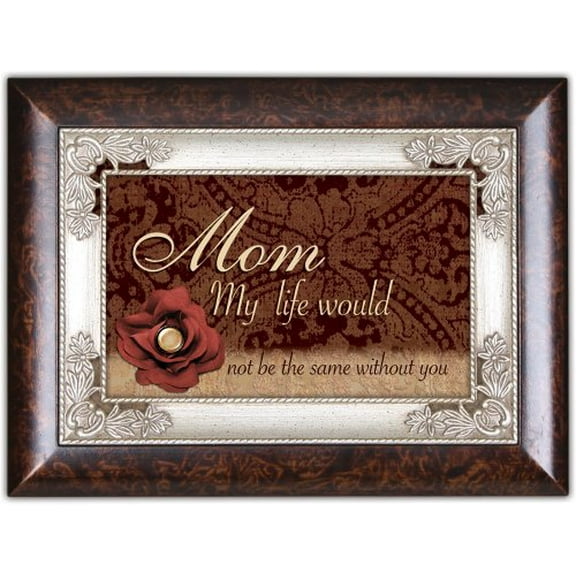 Cottage Garden Mom Life Would Not Be The Same Burlwood Jewelry Music Box Plays You You Light Up My Life