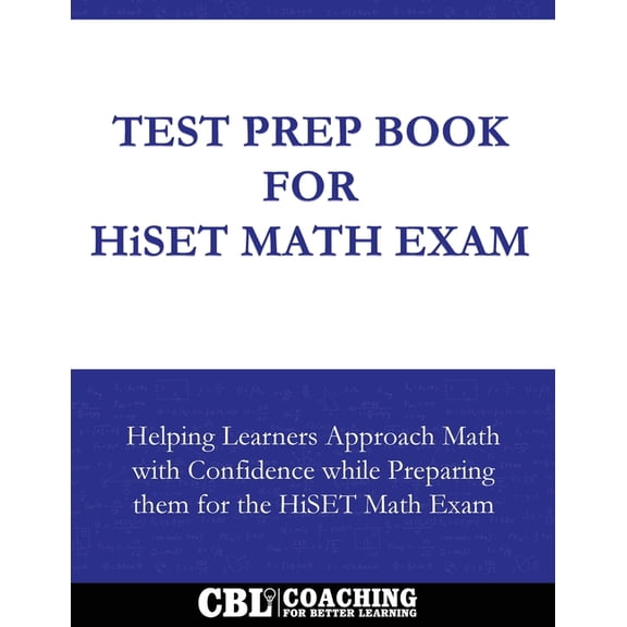 Test Prep Book For HiSET Math Exam, (Paperback)
