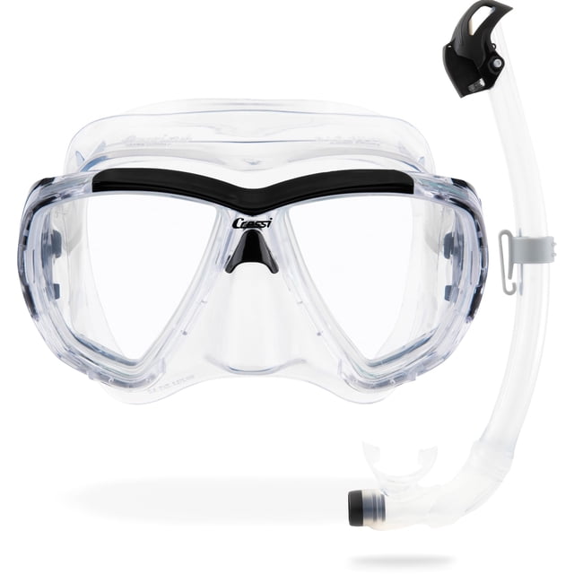 Kit de snorkel Cressi Big Eyes: máscara Seal y snorkel seco