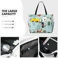 thumbnail image 3 of Disketp Christmas Winter Animals Large Capacity Beach Bag, Waterproof Sandproof Beach Swim Pool Bag Tote Bag for Women, 3 of 7