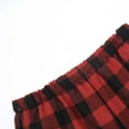 thumbnail image 5 of Ruyang Boys Girls Plaid Shorts with Pocket Elastic Waist Daily Active Shorts Pull On Comfort Soft Loungewear Bottoms, 5 of 7