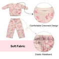 thumbnail image 6 of Disney Clothes Baby Girls Printed Fleece Sweatshirt and Pants Set – Minnie Mouse, Marie, Stitch, Pooh & Toy Story Outfit Set (12M–24M), 6 of 8