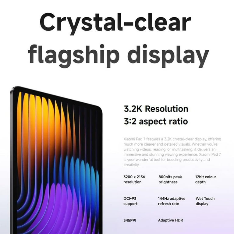 Xiaomi Pad 7 Pro 8 GB de RAM 256 GB Rom 11,2 polegadas 8850mah 67w Azul