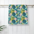 thumbnail image 5 of Haiem Tropical Floral Printed Premium 27.5x16 Inch Microfiber Towel , High Absorbency, Soft & Plush , Quick-Dry, Vibrant Print , Ideal for Beach, Pool, Travel, and More, 5 of 6