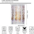 thumbnail image 2 of Winter Forest Landscape Curtains,Winter Snowy Pine Trees Snowflakes Nature Scenery Window Treatments for Living Room Bedroom, Snowing Mountain View Drapes 2 Panel Sets,42x63 Inch, Style-12, 2 of 6