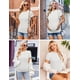 thumbnail image 2 of Ropa de maternidad Ekouaer Summer - Camiseta de manga corta para embarazo, 2 of 7