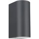 thumbnail image 1 of Aplique de pared para exterior, aluminio gris antracita, iluminación exterior vertical, IP44, resistente al agua, para jardín, patio, terraza, balcón, garaje., 1 of 4