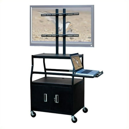 Wide Body Av Cart - VTI Wide Body Cabinet Cart for up to 47