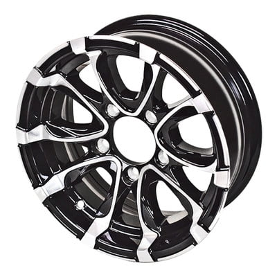15 x 5 in. Modular MX550545SM1 Trailer Wheel, Silver - 5 x 114.3