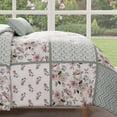 thumbnail image 4 of Bebejan Sage Serenity 5 Piece Comforter Set, Queen, Green, 100% Cotton Sateen, Reversible, All Season, Cozy Comfort, 4 of 10