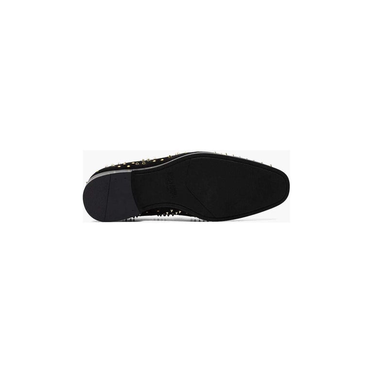 Stacy Adams Sabert Colorful Spike And Stud Slip On Black  display picture 1