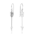 thumbnail image 2 of Valiant Hunter's Arrow Sterling Silver Dangle Earrings, 2 of 6