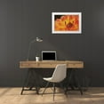 thumbnail image 4 of Dana Styber 14x11 White Modern Wood Framed Wall Art Titled - Orange Flame, 4 of 5