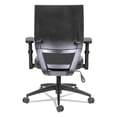 thumbnail image 3 of Alera EB-T Series Synchro Mid-Back Flip-Arm Chair, Supports Up to 275 lb, 17.71" to 21.65" Seat Height, Black, 3 of 6