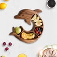 thumbnail image 6 of Decorative Wooden Serving Platter with Removable Trays, Grooved Charcuterie Board for Cheese, Snacks and Home Decor, 6 of 9