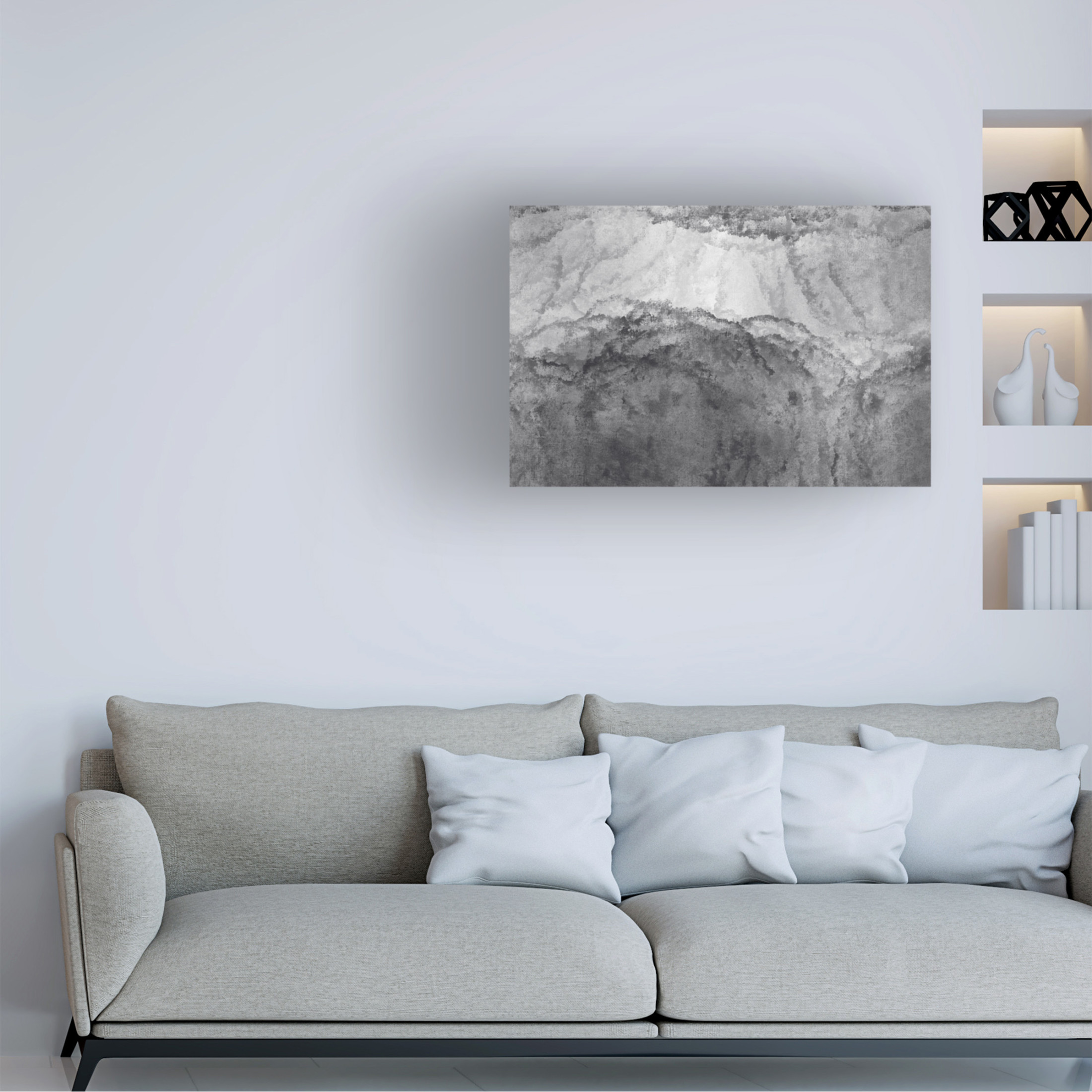 Trademark Fine Art uplusmestudio Soft Texture No 5 Canvas Wall Art