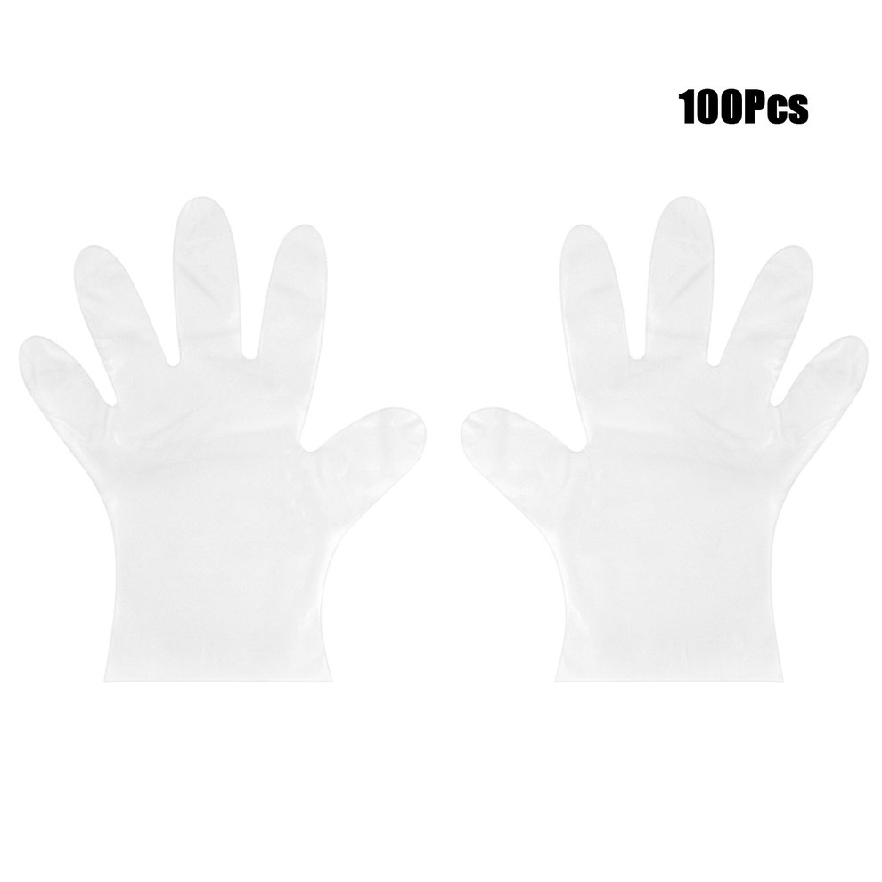 TOBERICH Food Grade Disposable PVC Gloves Antistatic Plastic Gloves For Food Cleaning Cooking