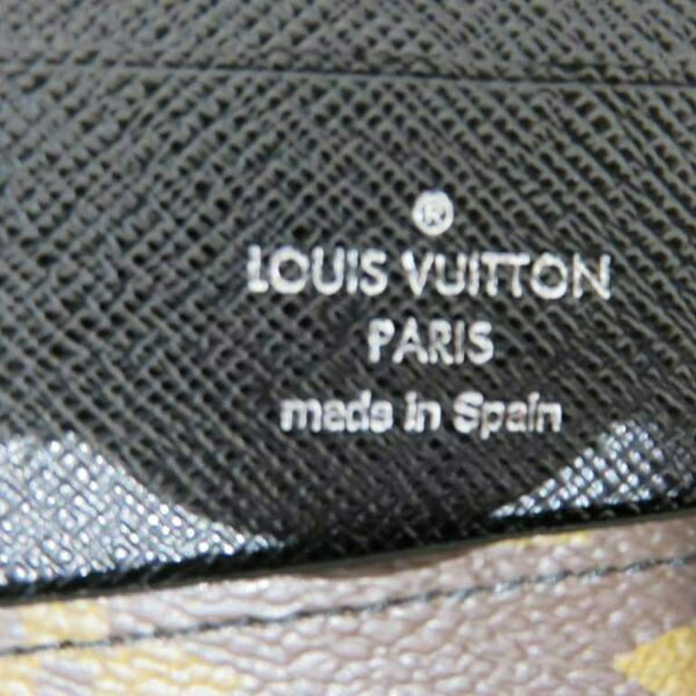 Louis Vuitton Monogram Macassar Vertical Zippy Wallet - Brown