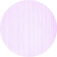 thumbnail image 1 of Ahgly Company Indoor Round Solid Purple Modern Area Rugs, 4' Round, 1 of 4
