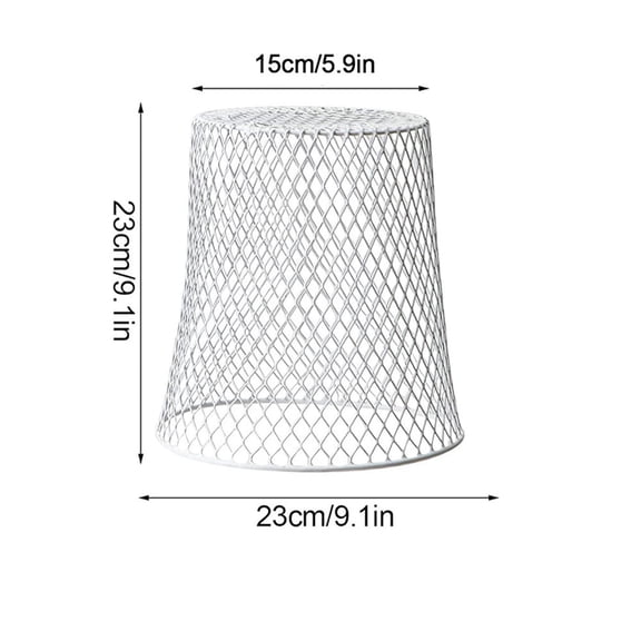ERDOUY 1 plant protector cover metal garden protection cover dome, used for plant wire protection basket, with garden wooden stake plant cage (white)