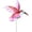 Pink, variant on TONGMI Hummingbird Stake Windmill Ig Popular Parterre- Flower Pots Decorations Green/ Pink/ Orange/ Blue Bird-Shape