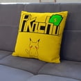 thumbnail image 3 of Funda de cojín de Pokémon, 45x45cm, Pikachu, Meowth, Poke Ball, Charmander, Kawaii, Anime, figura, decoración, funda de almohada para sofá, 3 of 4