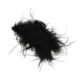 thumbnail image 1 of Clip para el cabello de 1 pieza con patrón de plumas de avestruz 4.92"x1.81"x2.36" negro, 1 of 5