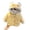 Yellow, variant on Toddler Baby Hooded Fleece Jacket for Girls Thicken Warm Coat Fall Winter Padded Outerwear for Kids Size 1-6T
