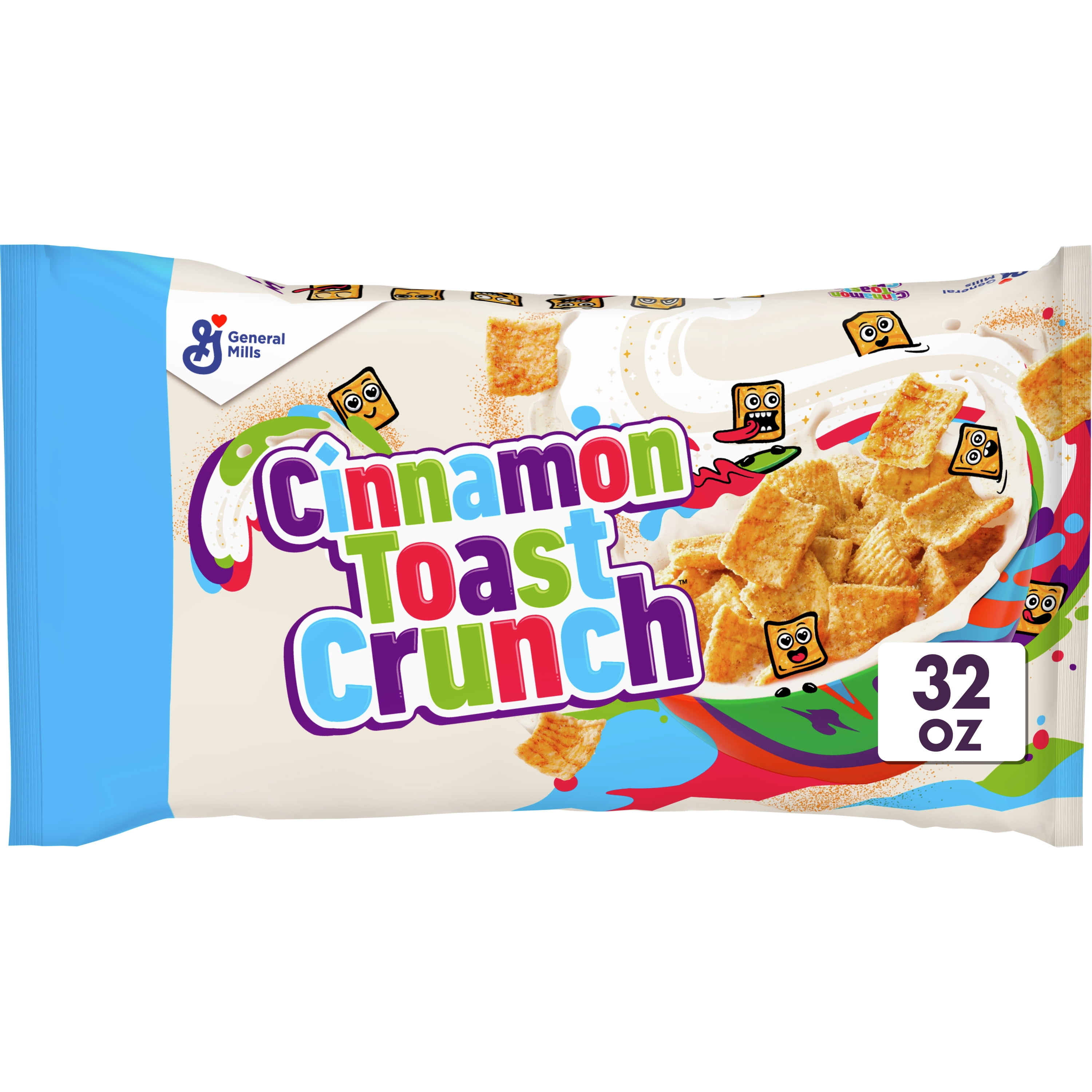 Cinnamon Toast Crunch Cereal, 32oz Bag - Walmart.com - Walmart.com