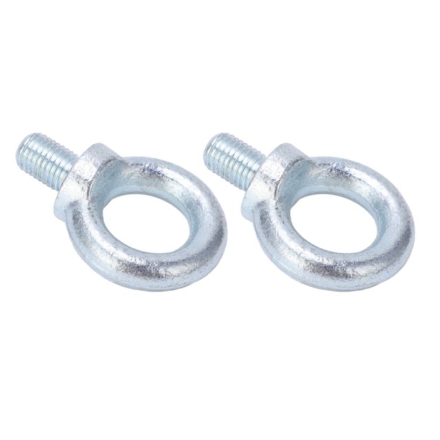2PCS Rings Lifting Expansion Eyebolt Bolts Screw, Q235 Steel Wall Concrete Brick Anchor Bolts, Galvanized Carbon Steel Eyebolts Deep Threaded Lifting Shoulder Eyebolt