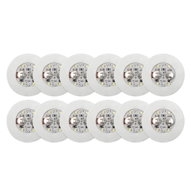 Paquete de 12 luces LED luminosas para botellas, adornos para botellas, discos adhesivos LED luminosos para bebidas