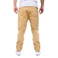 thumbnail image 3 of Men's Casual Jogger Pants Slim Fit Chino Pants Elastic Waistband Twill Cargo Trousers, 3 of 3