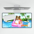 thumbnail image 4 of Hello Summer Shetland Sheepdog at Swimming Pool Flamingo Swim Ring Desk Mat Full Keyboard Mouse Pad Sheltie Dog Lover Gifts Large Mousepad - 12009, 4 of 5