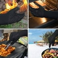 thumbnail image 2 of ICERUN Fireplace Gloves,Flexible and Stretchable Fit Fire Gloves,Extra Heat Protection Welding Gloves for Multiple Tasks,Style2, 2 of 5