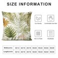 thumbnail image 5 of ARISTURING  Boho Leaves Throw Pillow Covers Tan Palm Leaf Floral Decorative Fall Pillows Soft Cushion Covers for Couch Sofa Bed Home Decor, 5 of 5