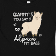 thumbnail image 4 of Inktastic Grammy's You Say Alpaca My Bags Boys or Girls Baby T-Shirt, 4 of 5