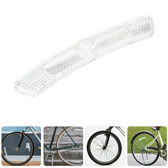 HAMPPLIES 8Pcs Bike Reflectors for Night Riding with Sleek Design on Mountain Bikes