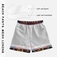 thumbnail image 3 of FORMRS Boys Swim Trunks Quick Dry Mesh Liner Boardshorts Sizes XS-XL, Brown Abstract Eagle, 3 of 7