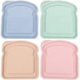 thumbnail image 1 of 4pcs Sandwich Storage Cases Toast Case with Lid Portable Toast Container, 1 of 6