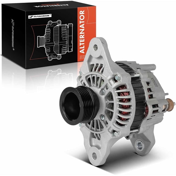 A-Premium Alternator Compatible with Volvo Penta 2003-2016, 12V 115A 6-Groove Pulley Clockwise, Replace# A3TR0091, A003TR0091