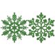 thumbnail image 1 of Adornos navideños de copos de nieve con purpurina, decoraciones para árboles de Navidad de plástico de 10cm para decoraciones para fiesta de Navidad, 1 of 4