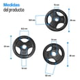 thumbnail image 3 of Set de Discos 3 agarres Tayga 11,22 y 33 Lb color negro, 6 piezas., 3 of 5