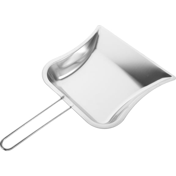 DRAFIDEEP Metal Dustpan Rectangular Kitchen Household Cleaning 2Pcs 15X9.4X1.7In
