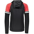 thumbnail image 4 of Holloway Sportswear S Retro Grade Jacket Black/Scarlet 229561, 4 of 5